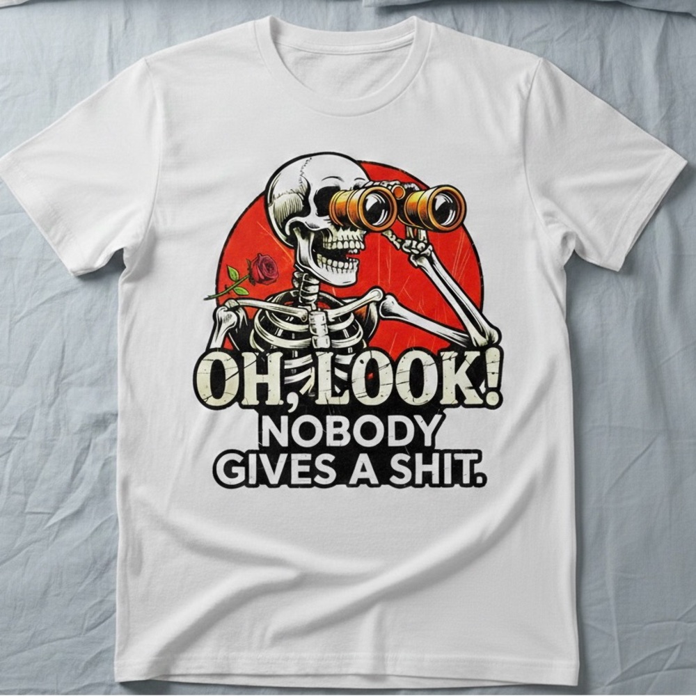 White Graphic Men's T-Shirt